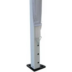 Outsunny Tonnelle Barnum De Jardin Pliant Anti-UV + Sac De Transport Acier Oxford 3 X 3 X 2,55 M Blanc -Outsunny Soldes Magasin 7227805 5