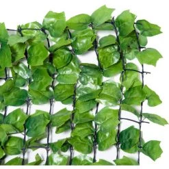 Outsunny Haie Artificiel érable Brise-vue Décoration Rouleau 3L X 1,5H M Feuillage Réaliste Anti-UV Vert - Vert -Outsunny Soldes Magasin 8612418 5
