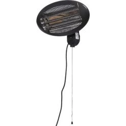Outsunny Chauffage Extérieur Radiant Infrarouge électrique Mural 3 Modes 650/1300/2000 W Réflecteur Acier Inox. Noir 11 Outsunny Chauffage Extérieur Radiant Infrarouge électrique Mural 3 Modes 650/1300/2000 W Réflecteur Acier Inox. Noir -Outsunny Soldes Magasin 9775270 5
